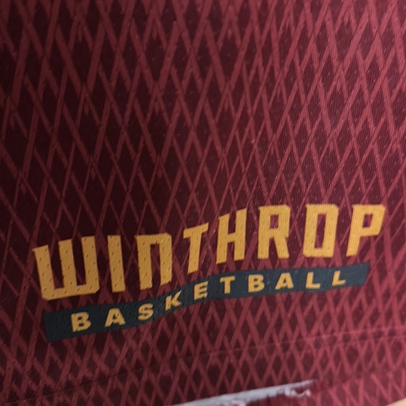 Winthrop University Team Issued Men’s Adidas Basketball Shorts Size Medium #13 - Picture 2 of 4